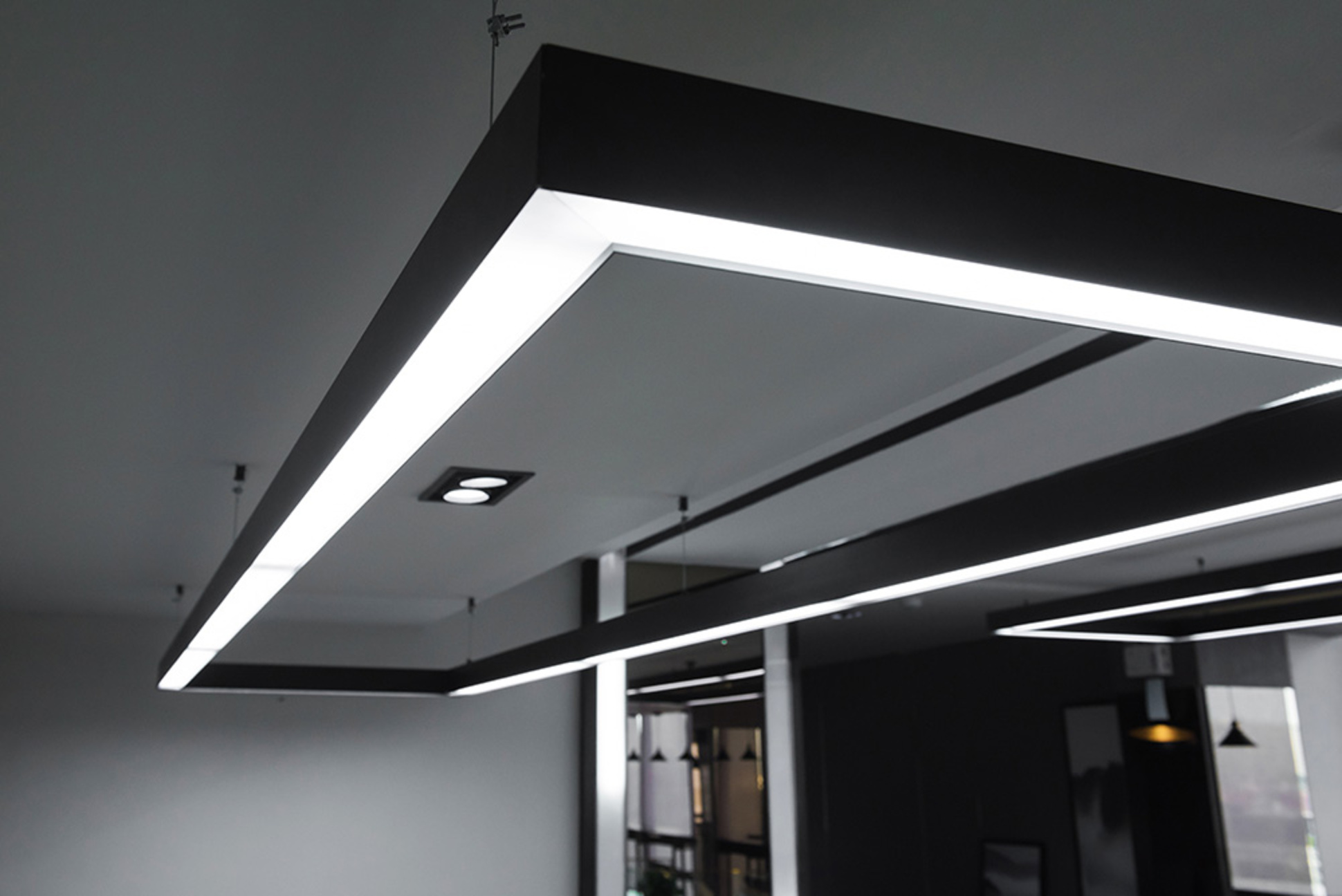 LED-Beleuchtung bei SBTec smart buildings GmbH in Bruchköbel